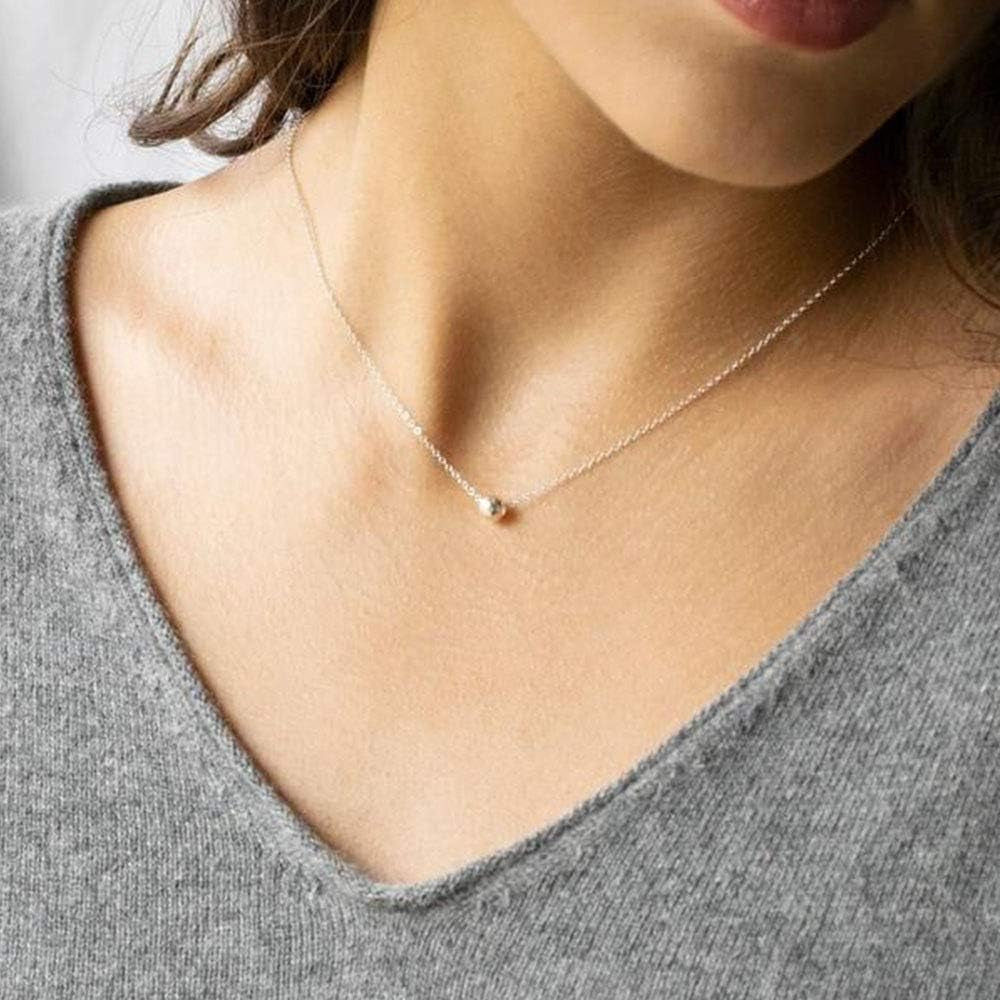 Dainty Layered Choker Necklace, Handmade Y Pendant Necklace Multilayer Bar Disc Necklace Adjustable Layering Choker Necklaces for Women